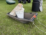 Ice Fishing Sled and Bait Saver Bucket
