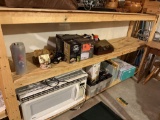 4 shelves of home and décor items