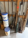 Handled items and metal posts