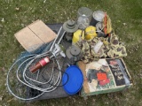 Pallet of sporting items
