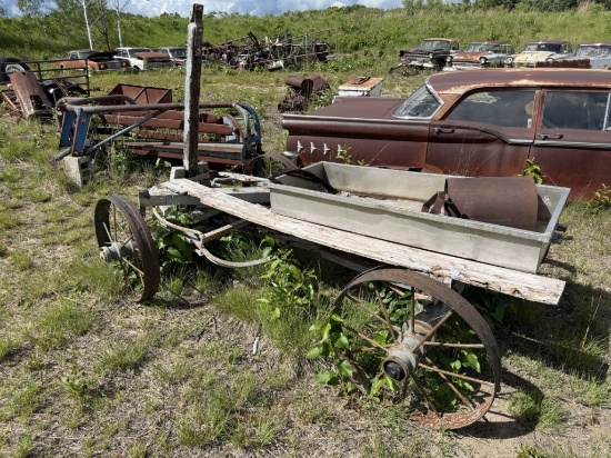 Antique Steel Wheel Wagon