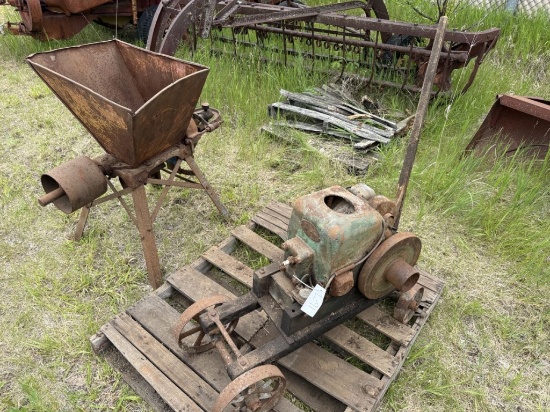 Antique Fairbanks Morse Engine and Feed Mill