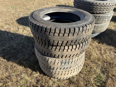 4 - 255/70R 22.5 Tires