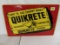 Excellent Vintage Quikrete Embossed Metal Sign, 18