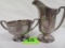 Antique Wise And Son Sterling Silver Creamer And Sugar Bowl (275g)