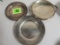 Collection Of 3 Sterling Silver Plates, 300g