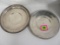 Lot Of 2 Antique Sterling Silver Plates, Total Wt. 375g.