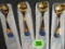 Collection Of 4 Georg Jensen Sterling Silver Enameled 1972 Annual Spoons, 190g