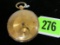 Antique Dated 1857 18k Gold English Key Wind Pocket Watch, Maker Unknown