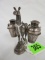 Unusual Sterling Silver Llama Salt And Pepper Shaker Set (100g)