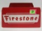 Vintage 1950's/60's Firestone Tires Metal Display Stand/ Rack Sign