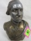 Antique French Spelter Figural Bust Of George Washington