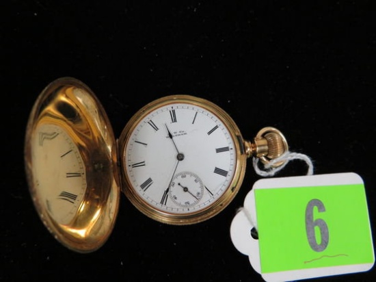 Antique 18k Gold Waltham Riverside Pocket Watch