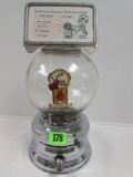 Vintage Ford 1 Cent Glass & Chrome Gumball Machine