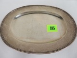 Antique Sterling Silver Oval Serving Platter (540g)