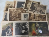 Excellent Lot (40+) 1920's Movie Lobby Cards. Mostly Western