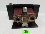 Antique Brownie No. 2 Folding Stereo Camera Beautiful!