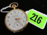 Antique 18k Gold Union Horlagere Pocket Watch