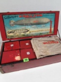 Extremely Rare Antique Gilbert No. 8 Erector Set (zeppelin) Complete In Box