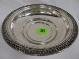 Antique Sterling Silver Pedestal Serving Bowl (430g)