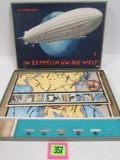 Ca. 1920's German Ein Wurfelspiel Zeppelin Board Game