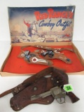 Antique Wyandotte Red Ranger Gun Set In Box + Halco Young Buffalo Bill Cap Gun