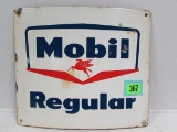 Antique Mobil Pegasus Porcelain 12 X 14