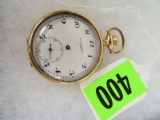 Antique William Howell Chatham 14k Gold Pocket Watch, (as Is)