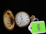 Antique 18k Gold Waltham Riverside Pocket Watch