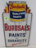 Antique Burdsals Paint Ds Porcelain Hanging Sign