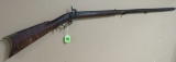 * Ca. 1860's H. West Black Powder Kentucky Long Rifle