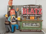 Rare Vintage Blatz Beer Electric Mechanical Sign 18 X 20