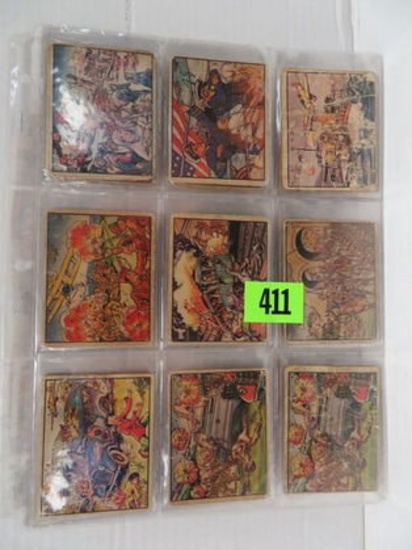 Lot (16) 1938 Gum Inc Horrors of War Cards w/ High Numbers