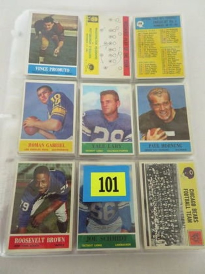Lot (63 Diff) 1964 Philadelphia Football Cards W/ Stars