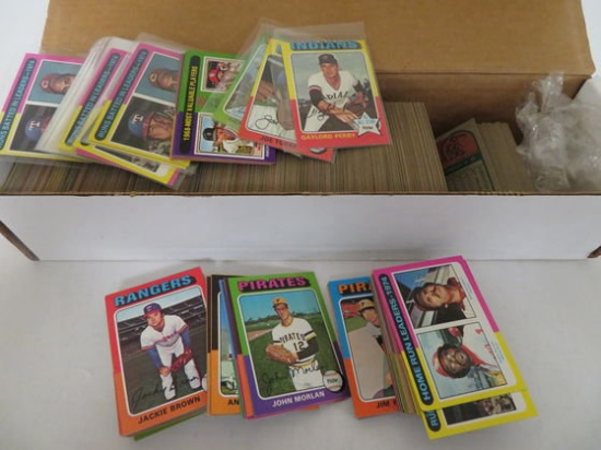 Lot (700+) High Grade 1975 Topps Minis W/ Stars