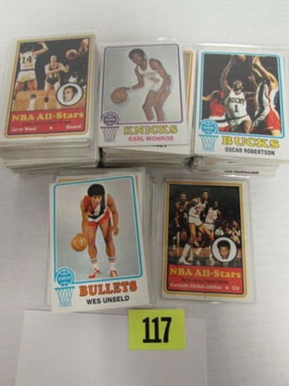 1973-74 Topps Basketball Set (missing 3 Cards)