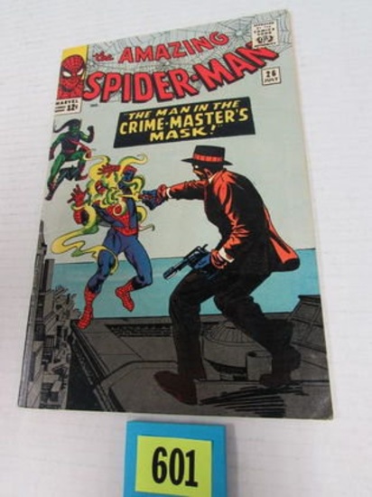 Amazing Spiderman #26 (1965) Key 1st Crimer-master Green Goblin App.