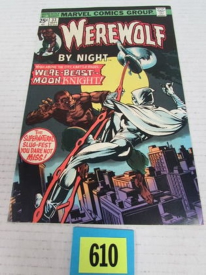Werewolf By Night #33 (1975) Key 2nd Moon Knight High Grade