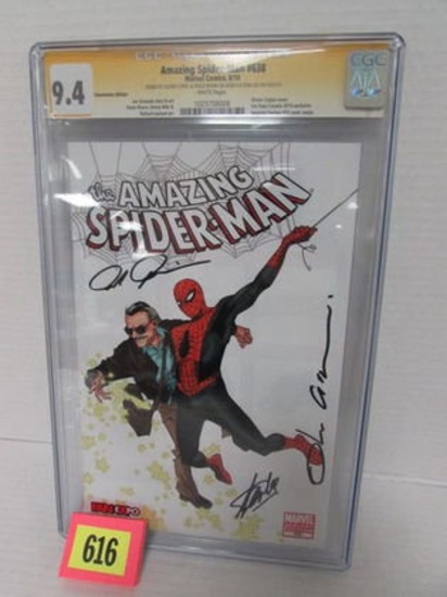 Amazing Spiderman #638 (2010) Cgc 9.4 Signature Series Signed By Stan Lee