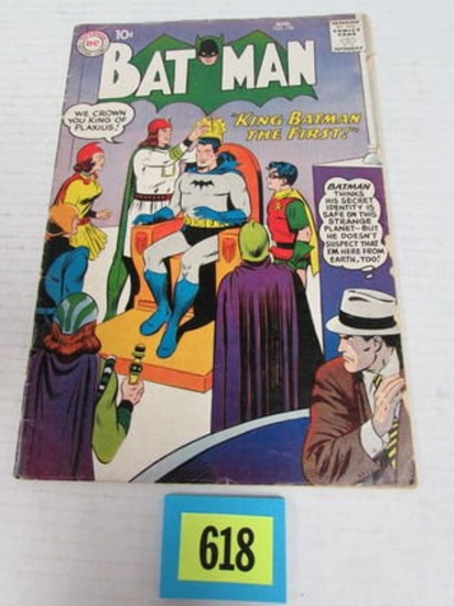 Batman #125 (1959) Golden Age King Batman The First