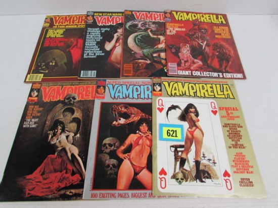 Vampirella Bronze Age Warren Lot 35, 36, 37, 69, 79, 109, 111