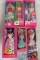 Lot Of 6 Assorted Mattel Barbie Dolls, Mib
