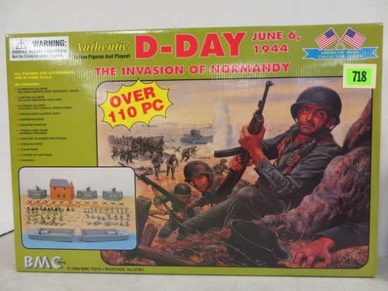 Bmc Toys Wwii D-day Invasion Of Normandy Play Set, Mib