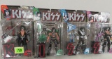 Set Of 4 Mcfarlane Kiss Action Figures, Mib