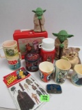 Vintage Star Wars Grouping Novelty Items, Lunchbox, Etc.
