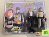 Retro Classic Tv Batman Mego Style Bruce Wayne & Batman 2 Pack Action Figures, Mip #032/100