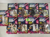 Lot Of 9 Justoys Star Wars Bend-ems Figures, Inc. Chewbacca, Darth Vader And Others, Mib