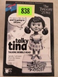 The Twilight Zone Talky Tina Talking Bobblehead, Mib