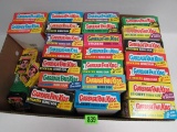 Huge Lot Vintage Garbage Pail Kids Empty Display Boxes, And Wrappers