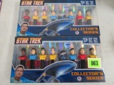 Lot Of 2 Star Trek Collector Series Pez Boxed Sets, Mib